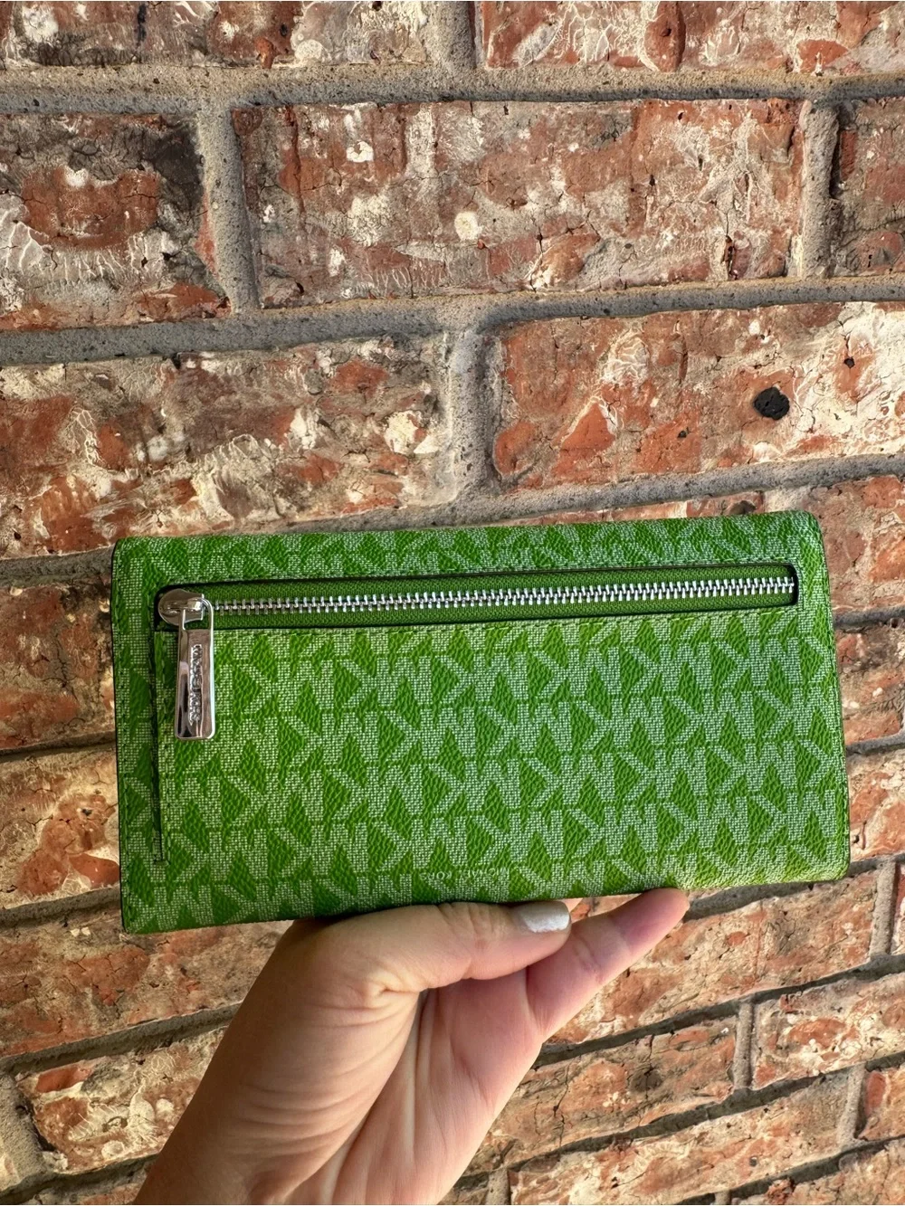 Michael Kors Green Signature Wallet